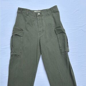 Men's J Crew Olive Cargo Pants 30x30